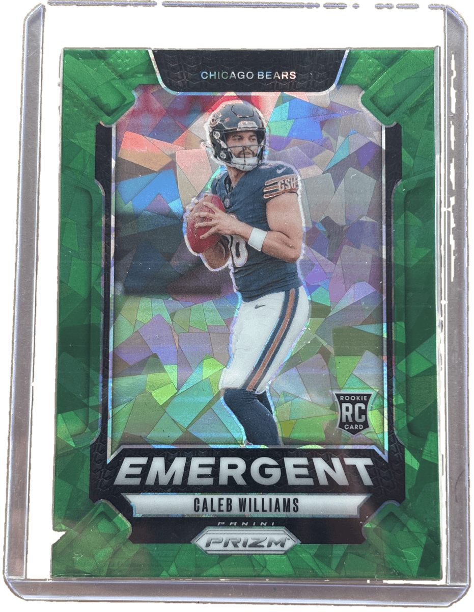 Panini 2024 Prizm Emergent Green Ice Caleb Williams #1 RC