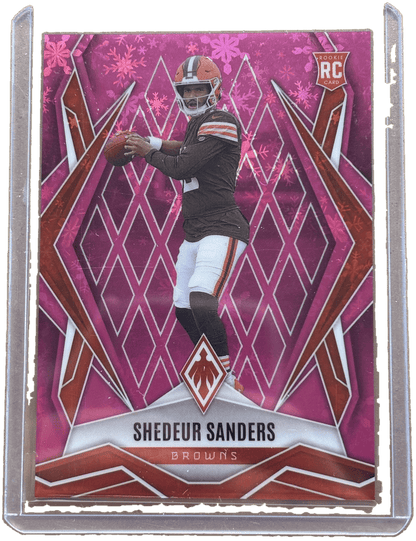 Panini 2025 Phoenix Pink Winter /299 Shedeur Sanders #154 RC