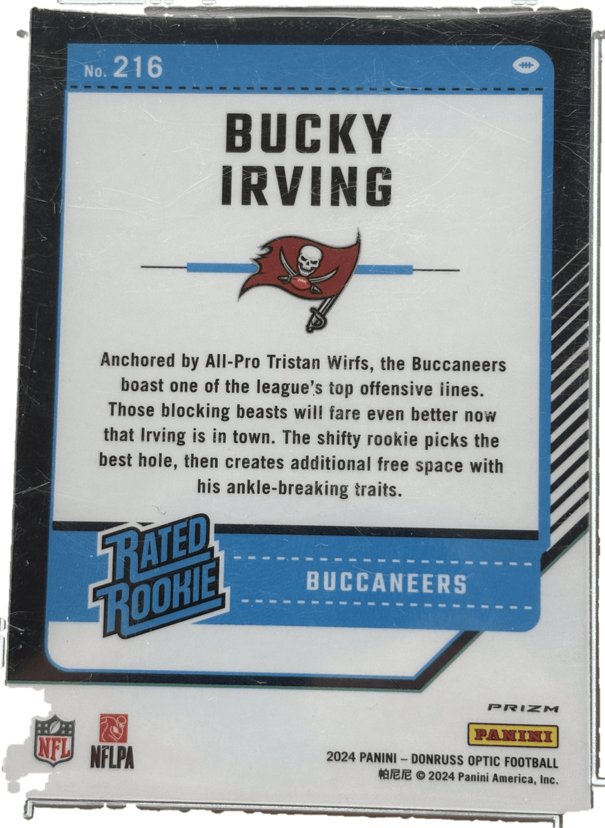 Panini 2024 Optic Bucky Irving #216 Blue Glitter Prizm RC