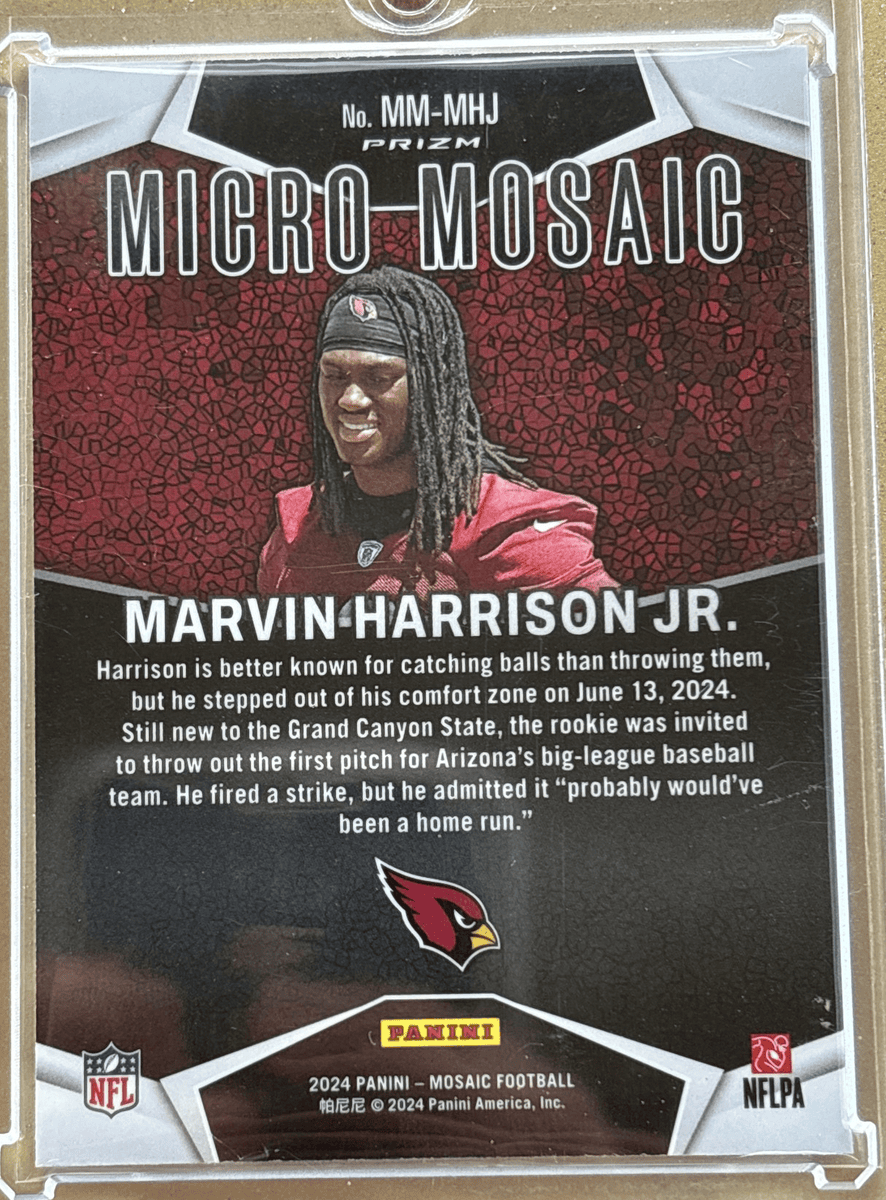 Panini 2024 Micro Mosaic Marvin Harrison JR. #MM-MHJ RC