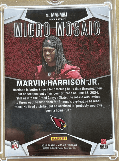 Panini 2024 Micro Mosaic Marvin Harrison JR. #MM-MHJ RC