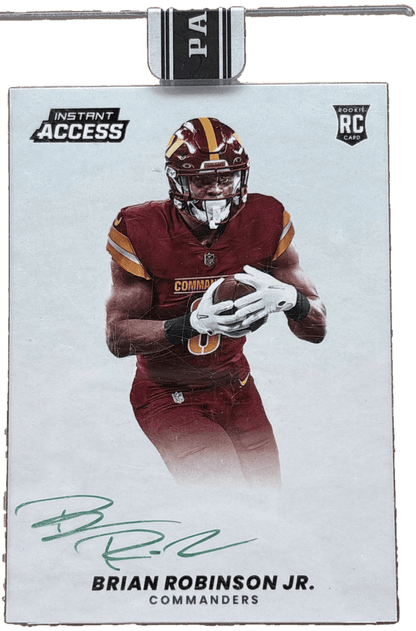 Panini 2022 Instant Access Green Ink /10 Brian Robinson JR. #IAA-29 RC