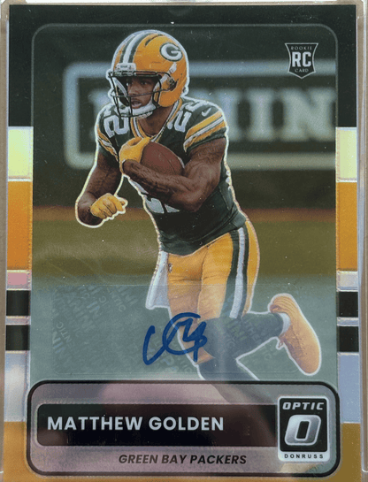 Panini 2025 Optic Holo Retro Rookie Matthew Golden #10 RC