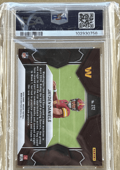 Panini 2024 Mosaic Jayden Daniels #272 RC PSA 9