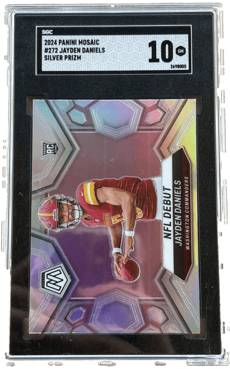 2024 Panini Mosaic Silver Prizm Jayden Daniels #272 RC SGC 10