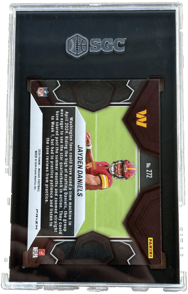 2024 Panini Mosaic Silver Prizm Jayden Daniels #272 RC SGC 10