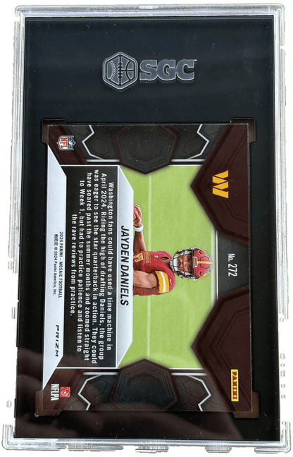 2024 Panini Mosaic Silver Prizm Jayden Daniels #272 RC SGC 10