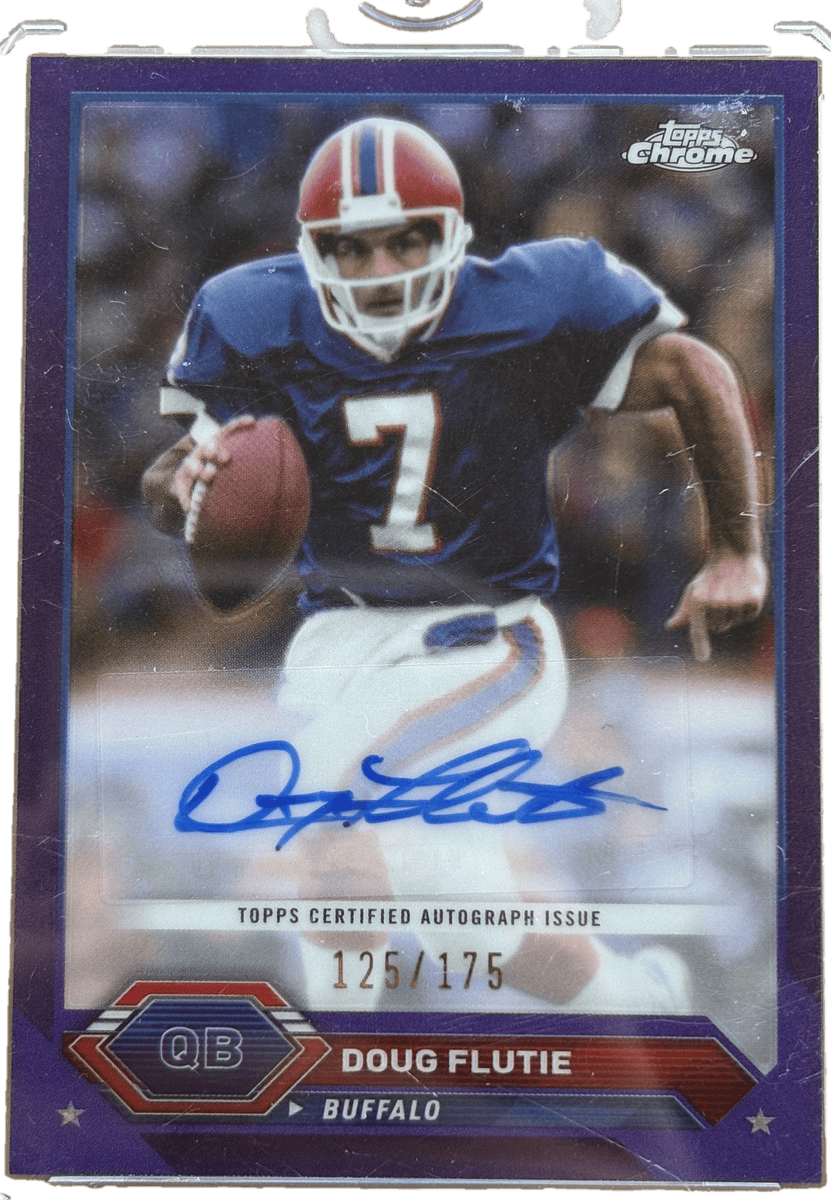 Topps 2024 Chrome Purple Refractor /175 Doug Flutie #TCA-DFL