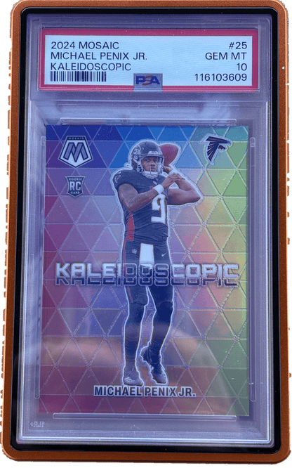 Panini 2024 Mosaic Kaleidoscopic Michael Penix JR. RC#25 PSA 10