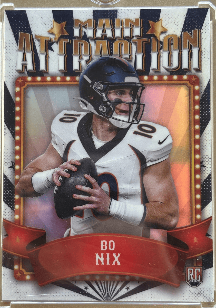Topps 2024 Main Attraction SSP Bo Nix #MA-14 RC