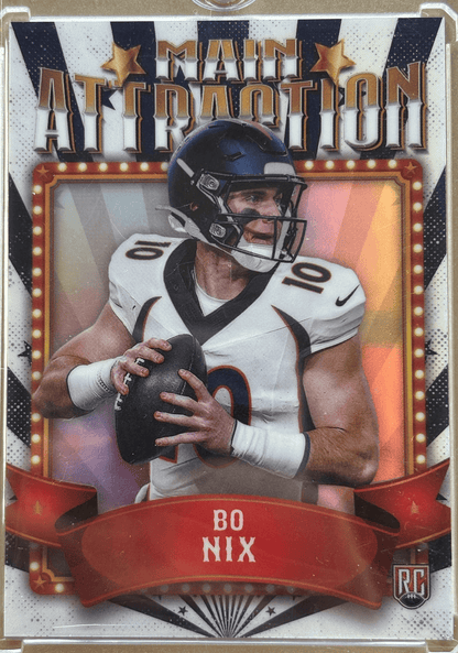 Topps 2024 Main Attraction SSP Bo Nix #MA-14 RC