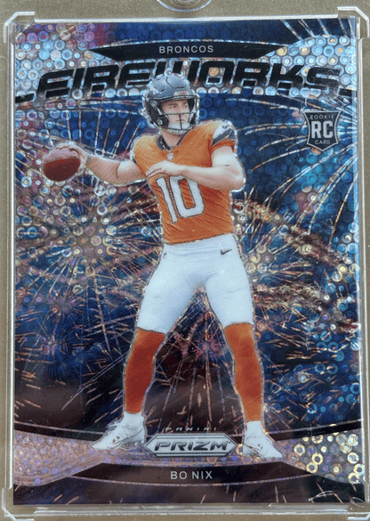 Panini 2024 Prizm No Huddle Bo Nix #23 RC