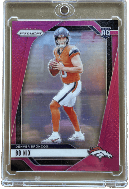Panini 2024 Pink Prizm Bo Nix #309 RC