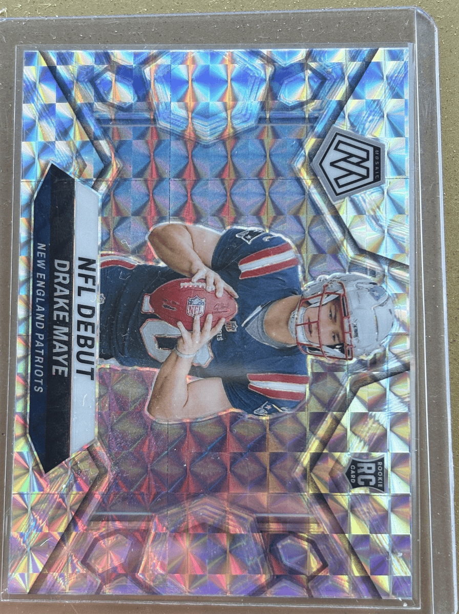 Panini 2024 NFL Debut Mosaic Prizm Drake Maye #273 RC