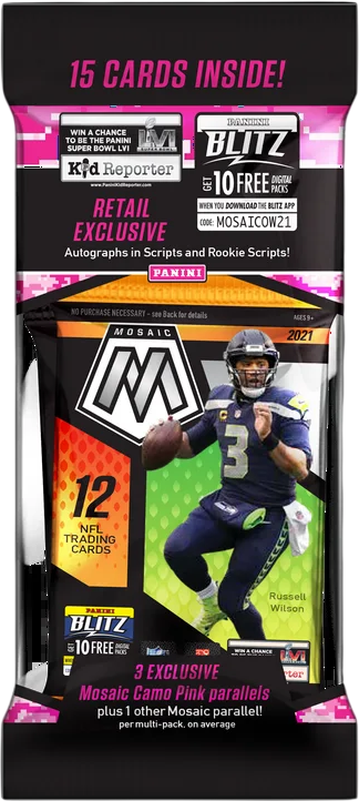Panini 2021 Mosaic Football Multi-Pack