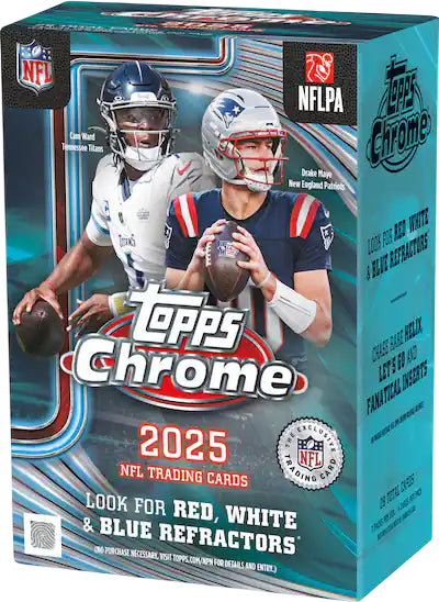 2025 Topps Chrome Football Value Blaster Box