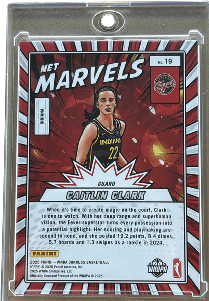 Panini 2025 Donruss Net Marvels Caitlin Clark #19