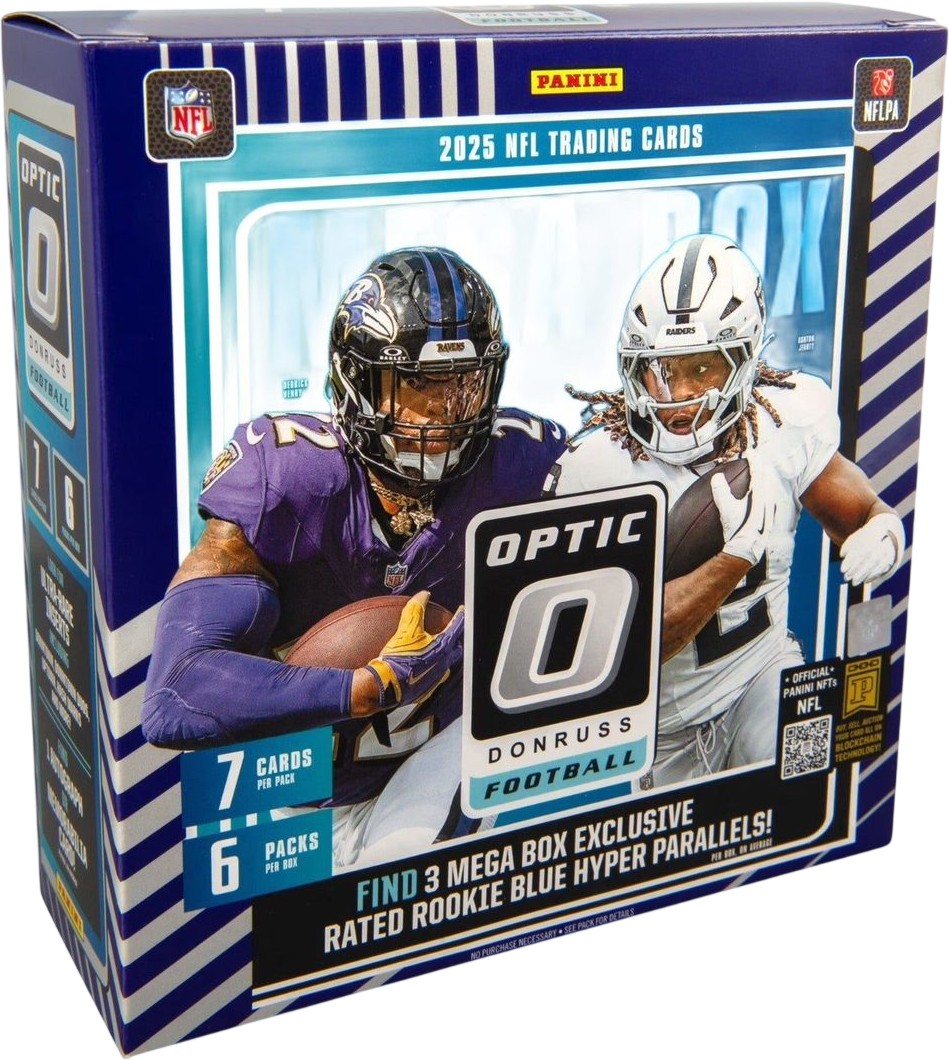 2025 Donruss Optic Football Mega Box Factory Sealed