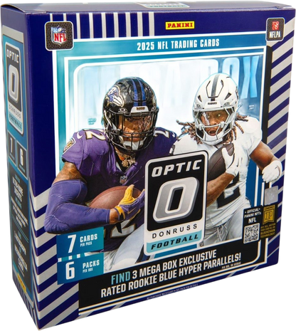 2025 Donruss Optic Football Mega Box Factory Sealed