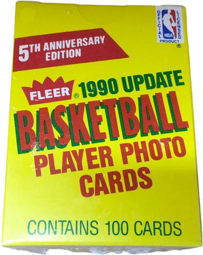Fleer 1990 Update Basketball Box Sealed