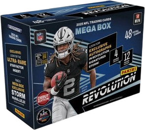 2025 Panini Revolution NFL Trading Cards Mega Box