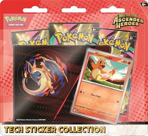 Pokémon Ascended Heroes Tech Sticker 3 Pack Blister