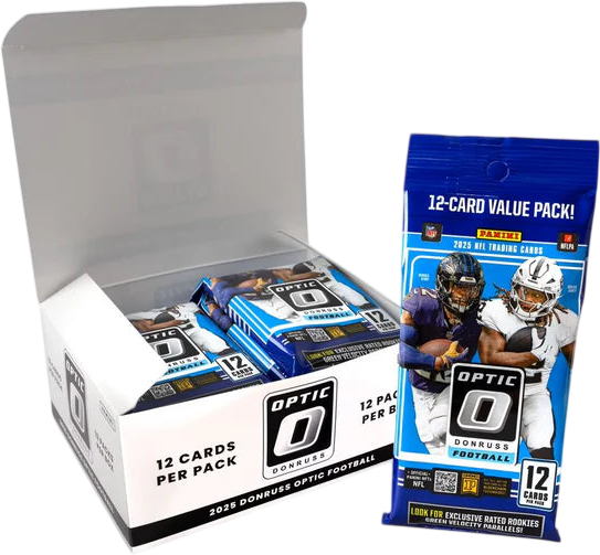 2025 Panini Donruss Optic Football Fat Pack Box (12 packs)