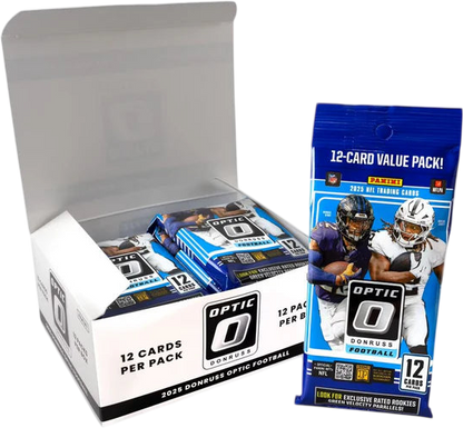 2025 Panini Donruss Optic Football Fat Pack Box (12 packs)
