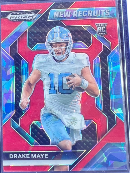 Panini 2024 Prizm Draft Picks Red Ice Prizm #NR-DME RC — normalized