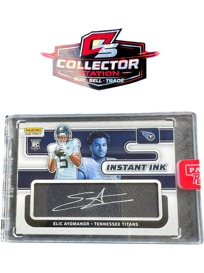 Panini 2025 Instant Ink Elic Ayomanor Auto /25 #INK-5 — normalized