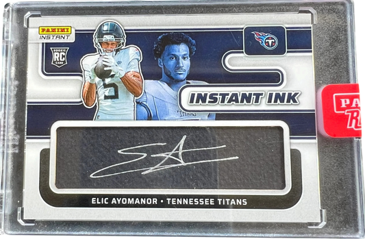 Panini 2025 Instant Ink Elic Ayomanor Auto /25 #INK-5 — normalized