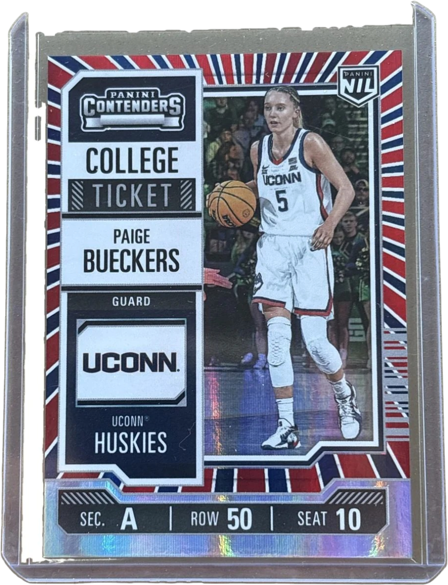 Panini 2024-25’ Contenders College Ticket Red, White, and Blue Paige Bueckers — normalized