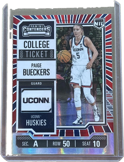 Panini 2024-25’ Contenders College Ticket Red, White, and Blue Paige Bueckers — normalized