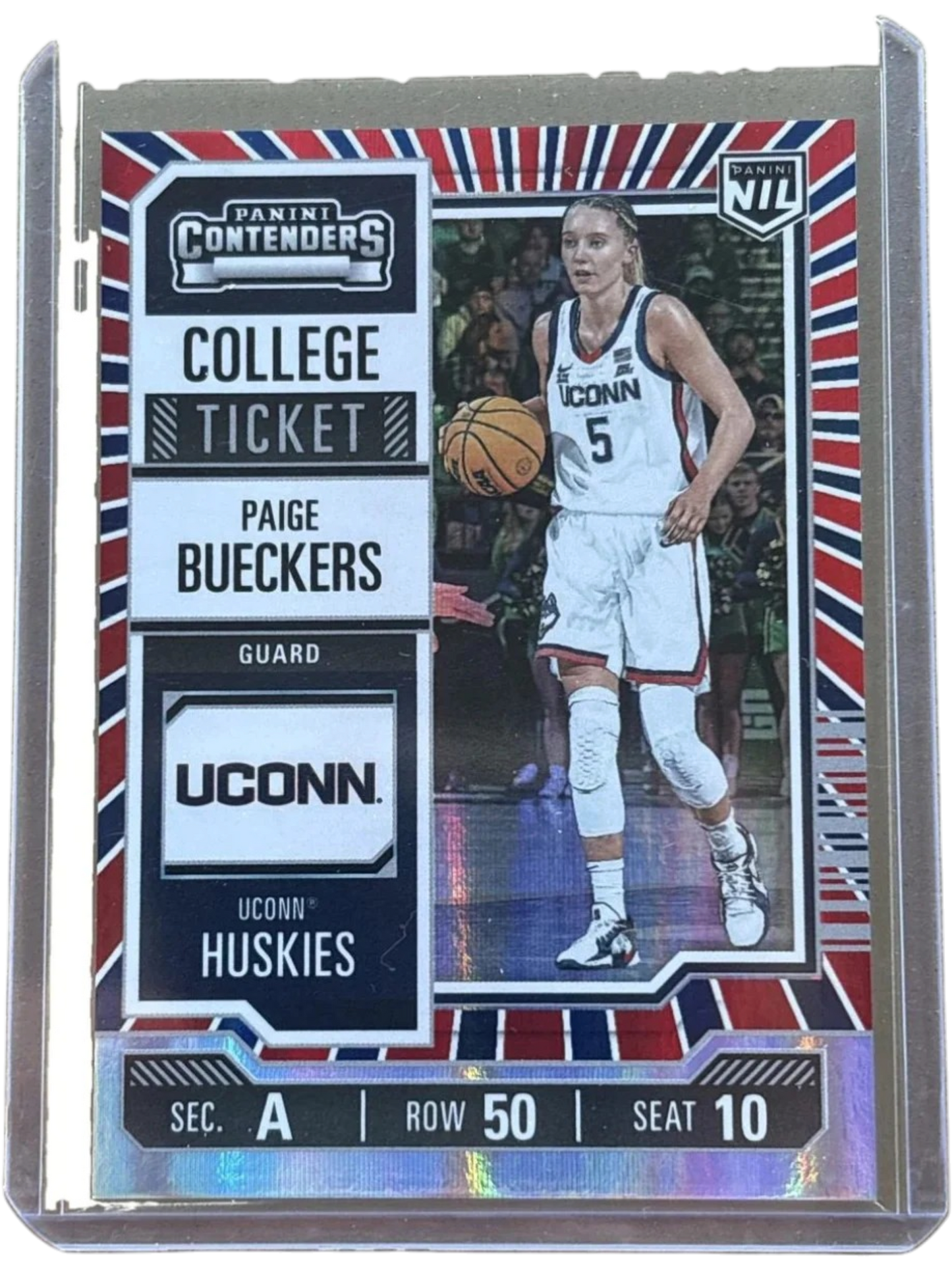 Panini 2024-25’ Contenders College Ticket Red, White, and Blue Paige Bueckers — normalized