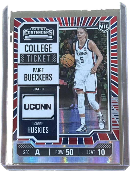 Panini 2024-25’ Contenders College Ticket Red, White, and Blue Paige Bueckers — normalized