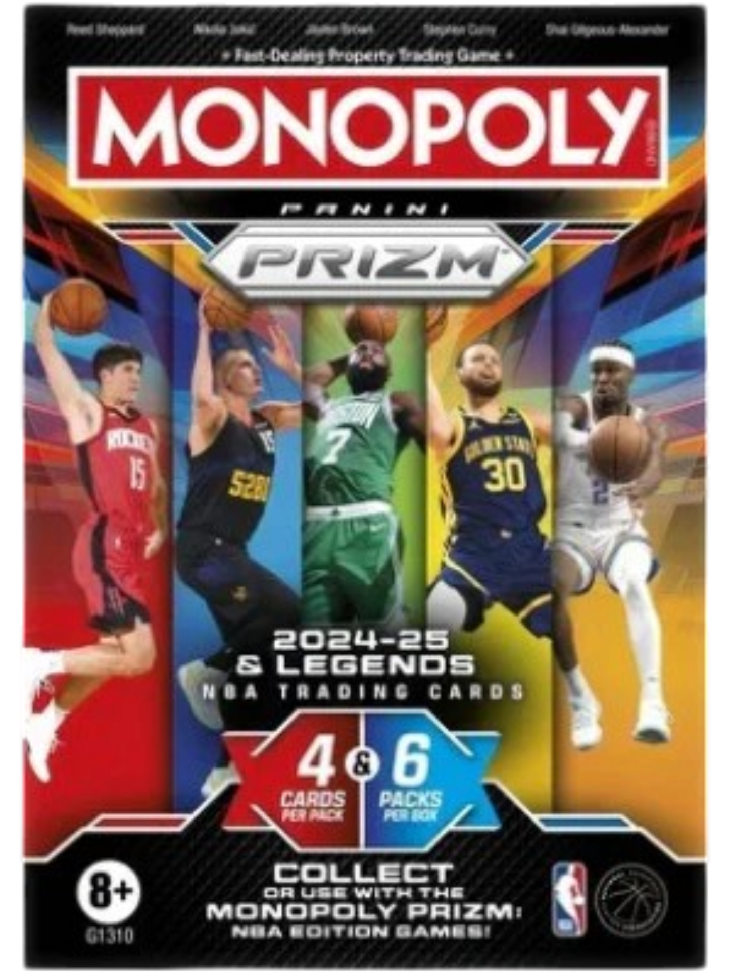 Panini NBA Monopoly 2024-25 Prizm Basketball Game Set — normalized