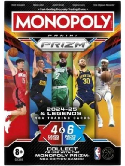 Panini NBA Monopoly 2024-25 Prizm Basketball Game Set — normalized