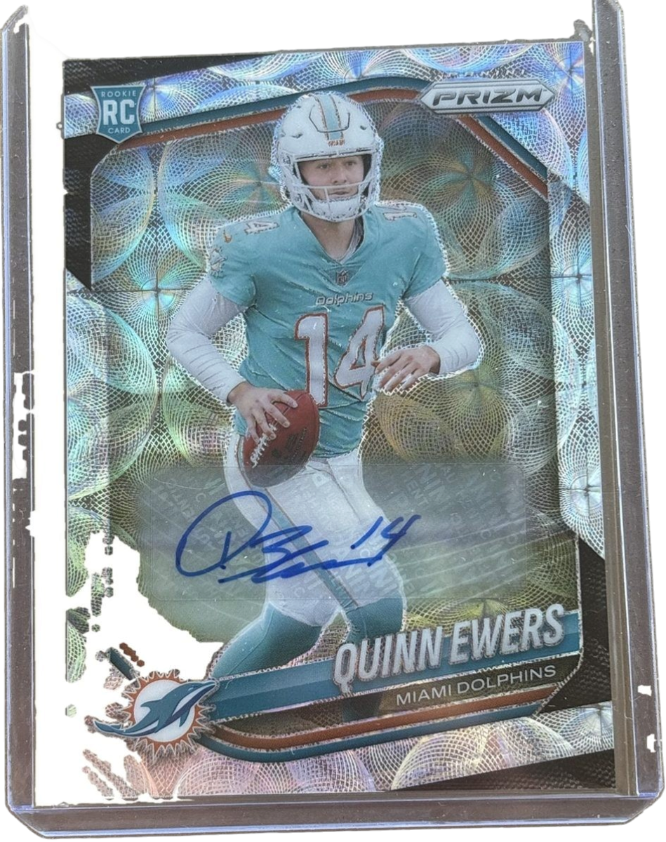 Panini 2025 Prizm Quinn Ewers Silver Scope Autograph /100 RC — normalized