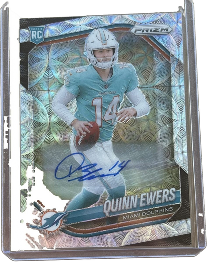 Panini 2025 Prizm Quinn Ewers Silver Scope Autograph /100 RC — normalized