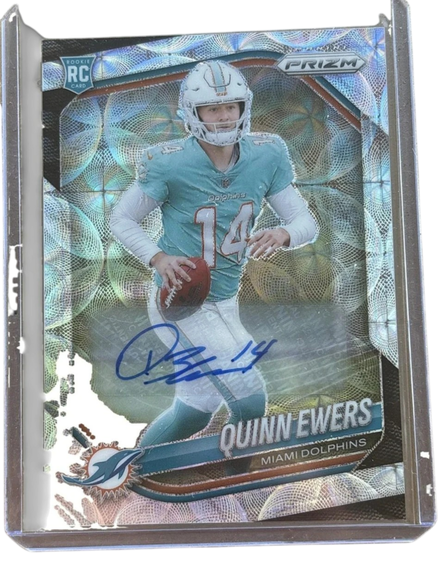 Panini 2025 Prizm Quinn Ewers Silver Scope Autograph /100 RC — normalized