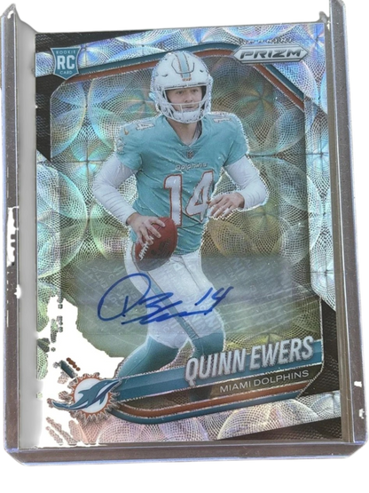 Panini 2025 Prizm Quinn Ewers Silver Scope Autograph /100 RC — normalized
