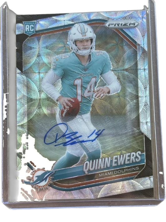 Panini 2025 Prizm Quinn Ewers Silver Scope Autograph /100 RC — normalized