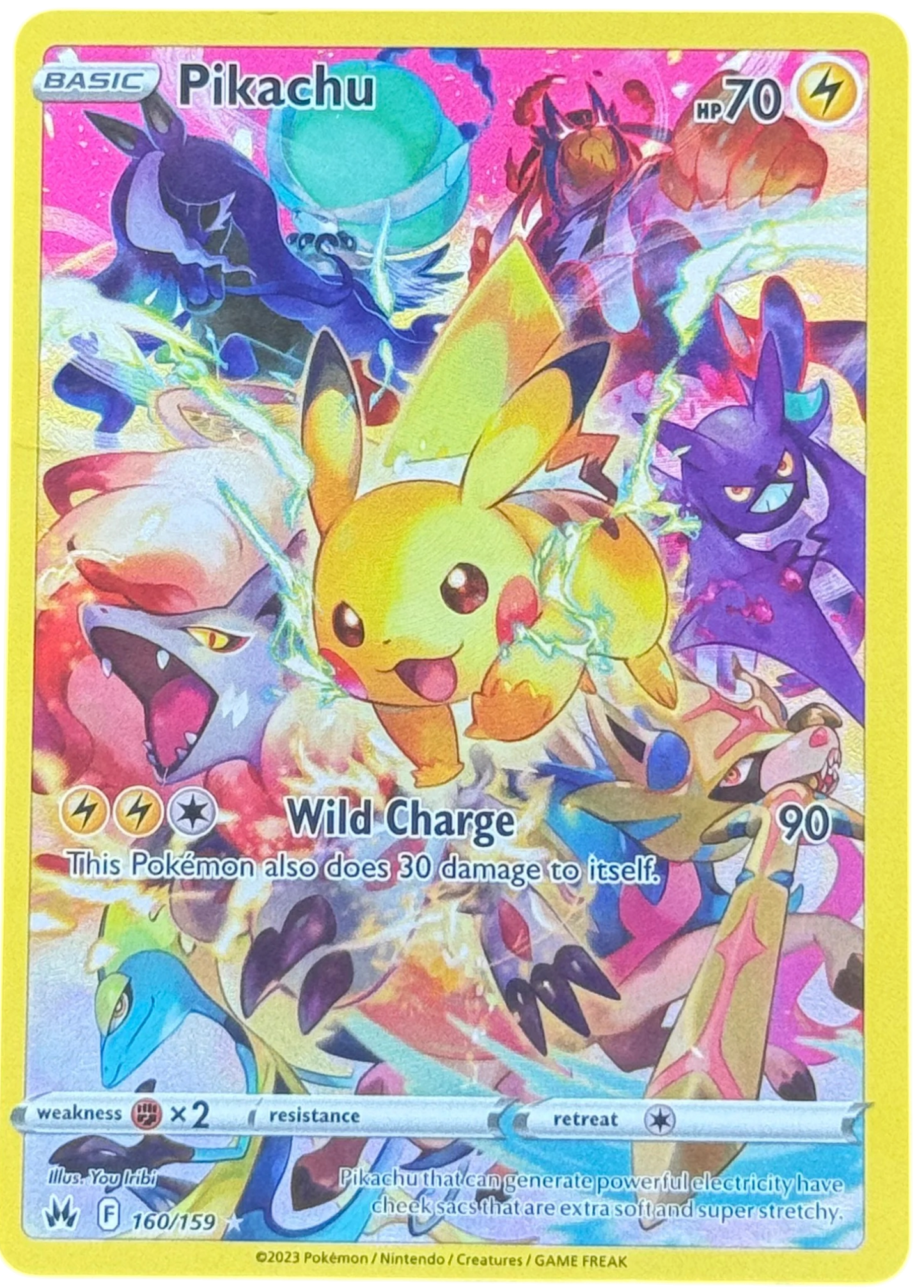 Pikachu (Secret) 160/159 - Crown Zenith (CRZ) — normalized