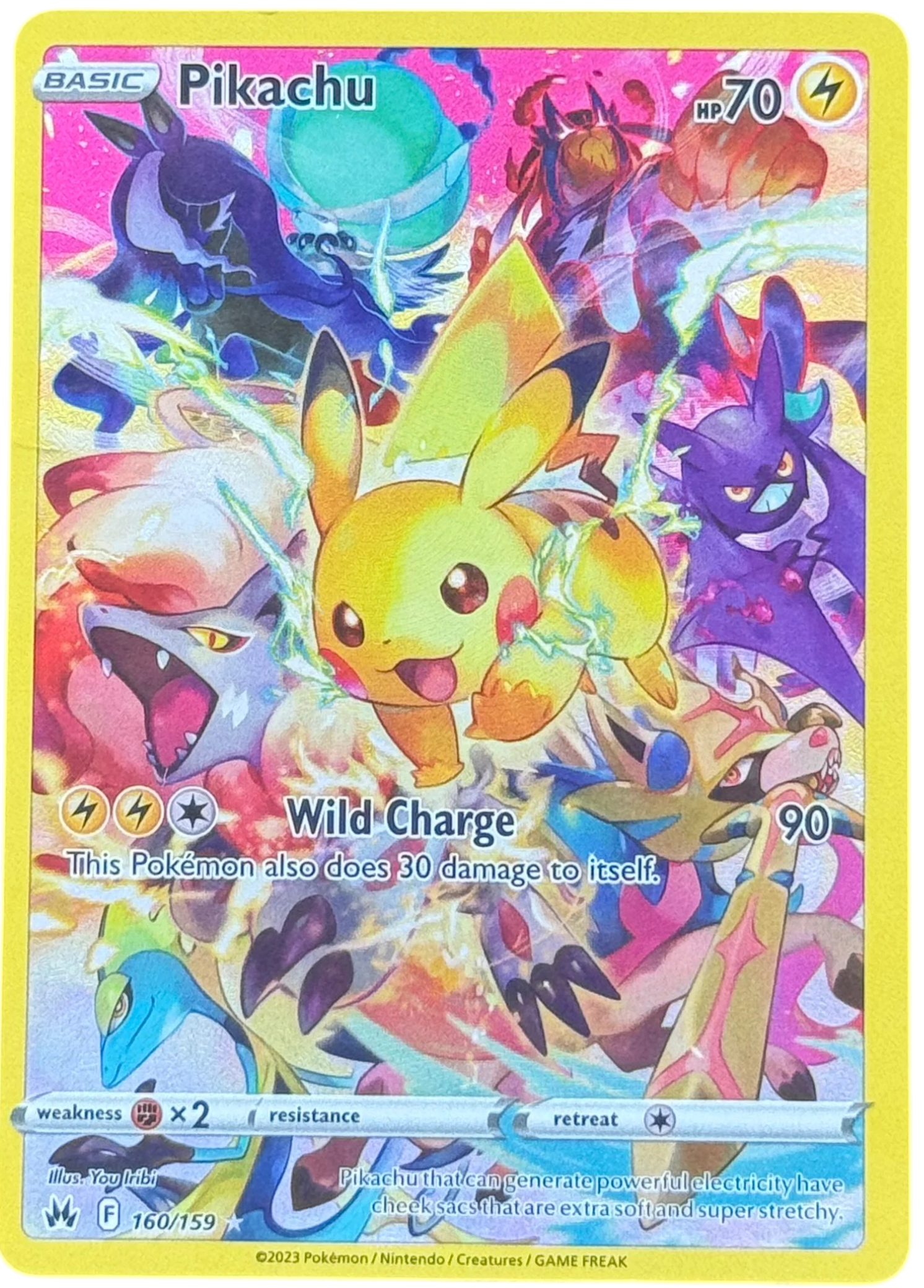 Pikachu (Secret) 160/159 - Crown Zenith (CRZ) — normalized