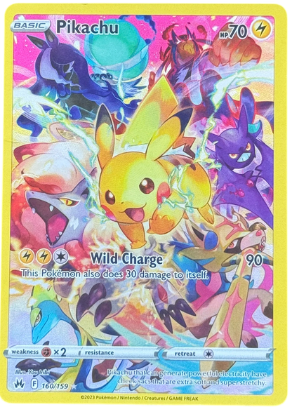 Pikachu (Secret) 160/159 - Crown Zenith (CRZ) — normalized