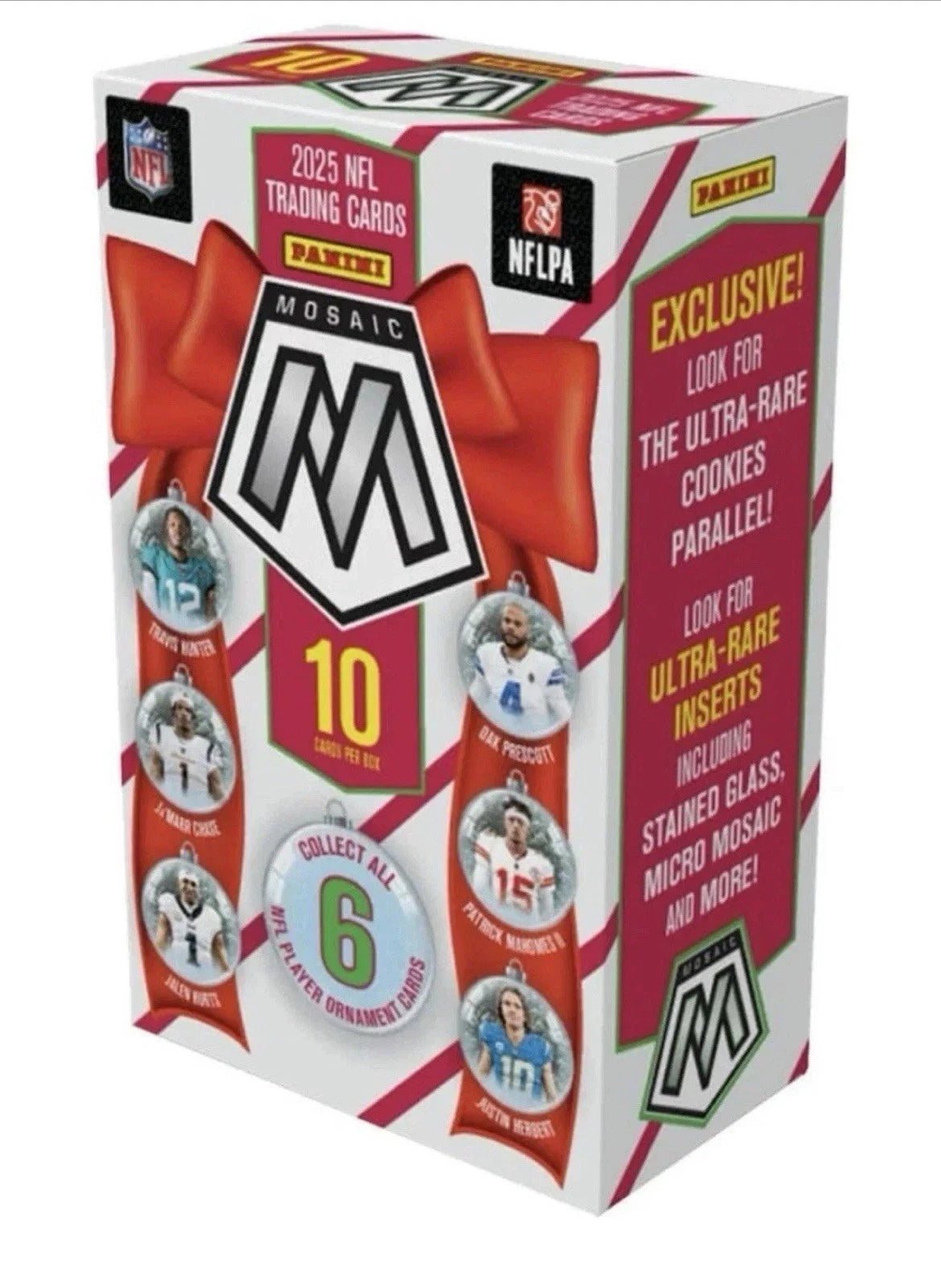 2025 Panini NFL Mosaic Holiday Ornament Football Box Factory Sealed
