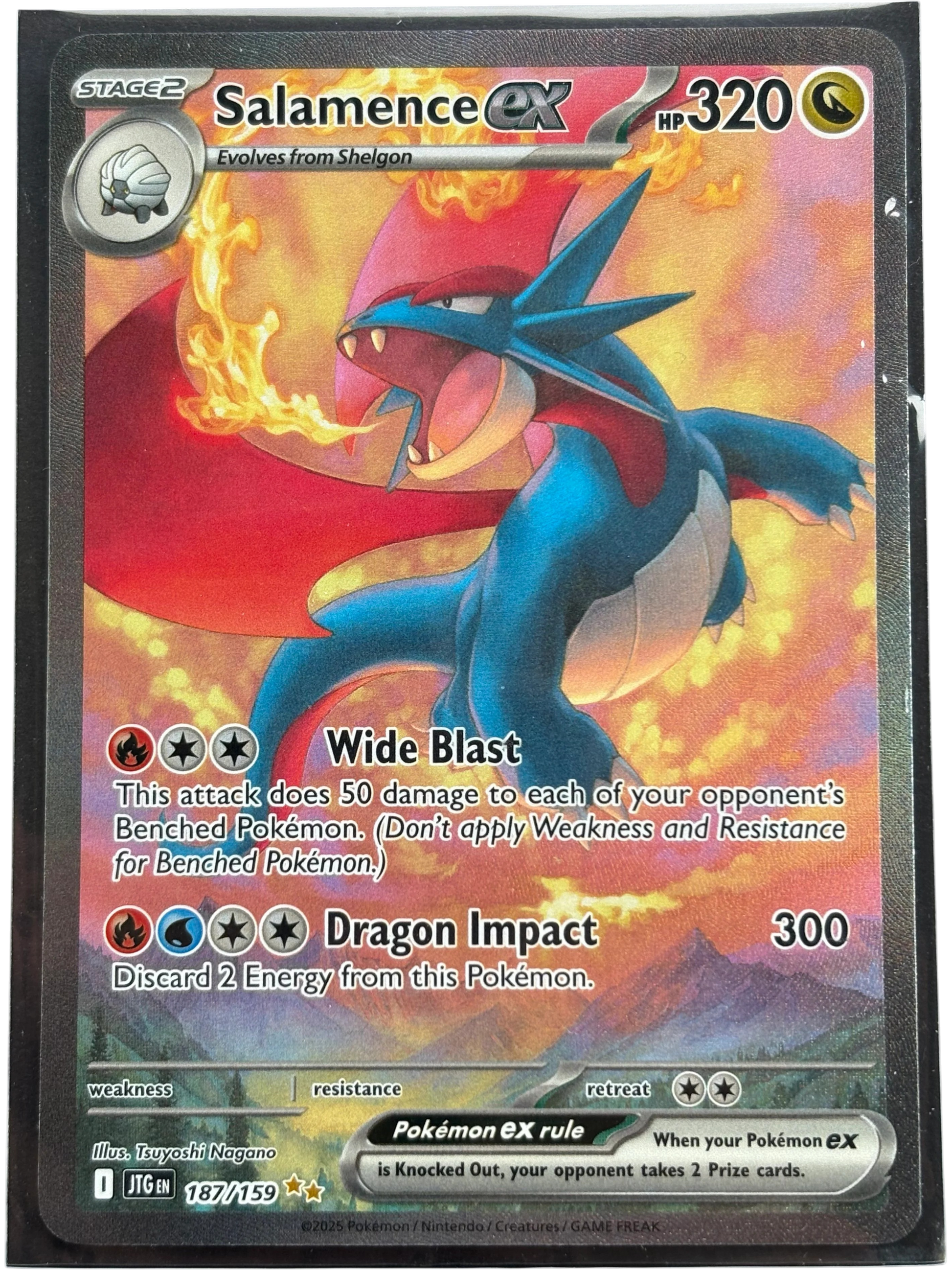 Salamence ex - 187/159 - SV09: Journey Together (JTG) — normalized