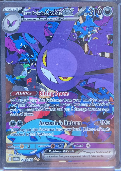 Team Rocket's Crobat ex - 234/182 - SV10: Destined Rivals (DRI) — normalized