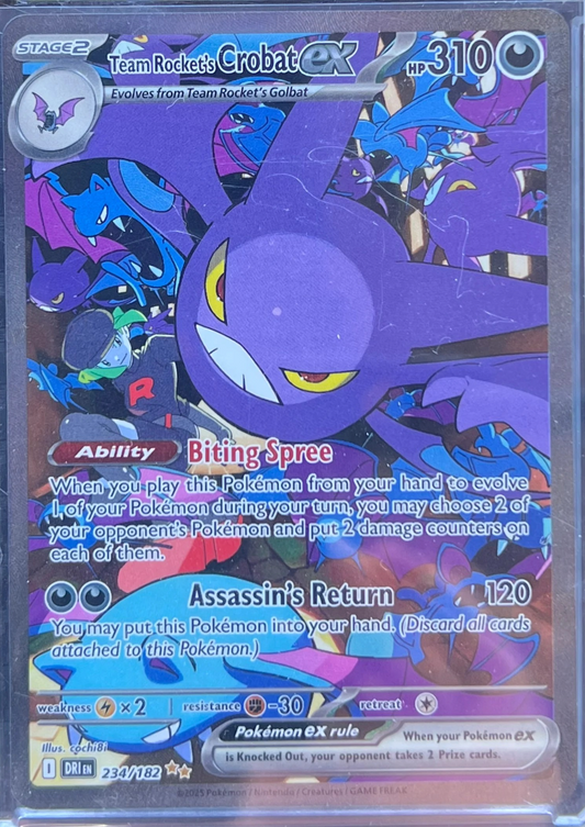 Team Rocket's Crobat ex - 234/182 - SV10: Destined Rivals (DRI) — normalized