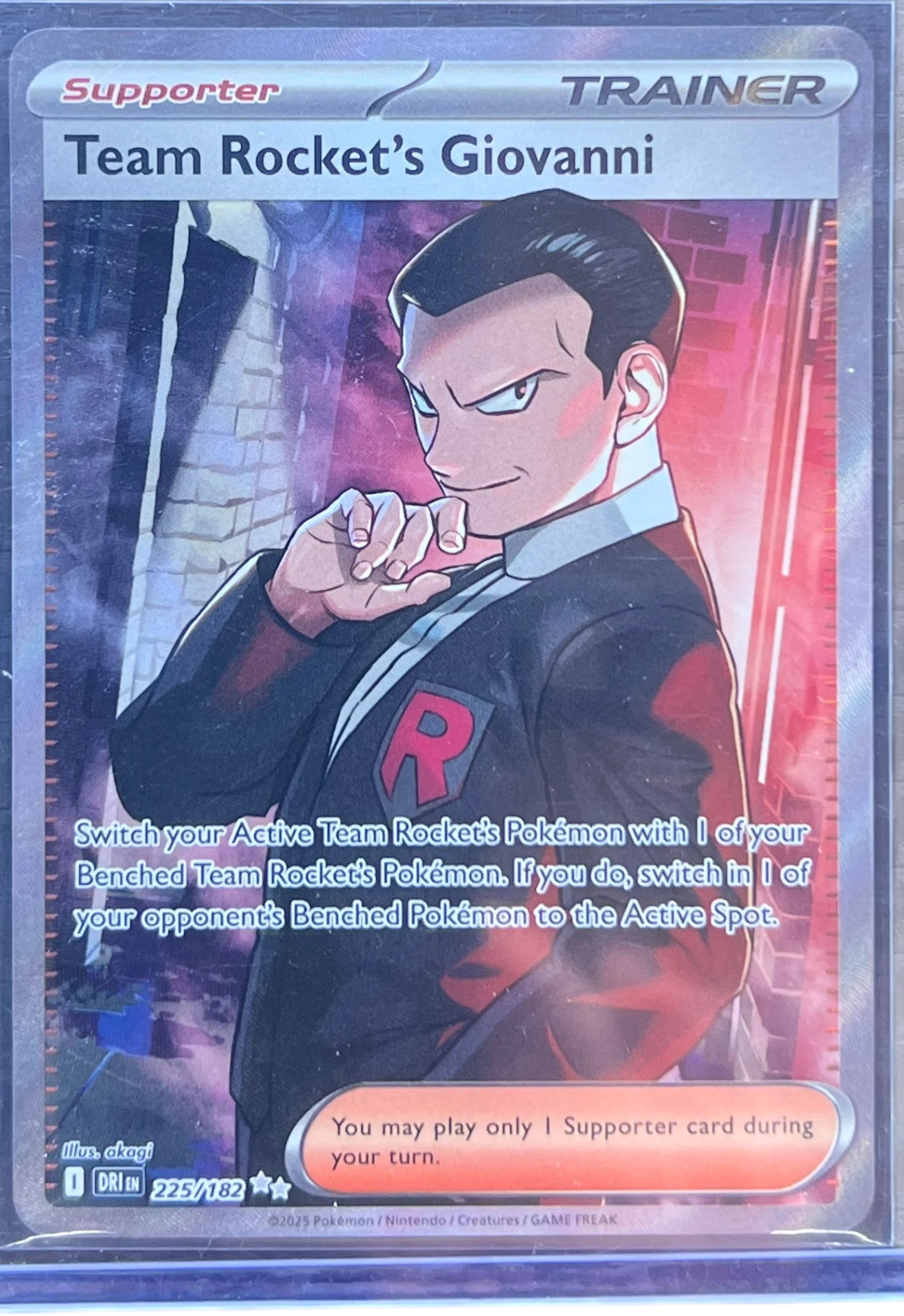Team Rocket's Giovanni - 225/182 - SV10: Destined Rivals (DRI) — normalized